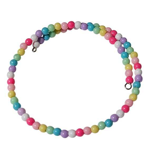 Colorful Beaded Stretch Bracelet for Kids Fashion Jewelry Girls - Picture 1 of 3